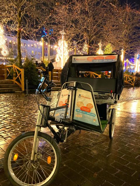 Rickshaw Glühwein Ride - Mulled wine, biscuits, and the important fine print