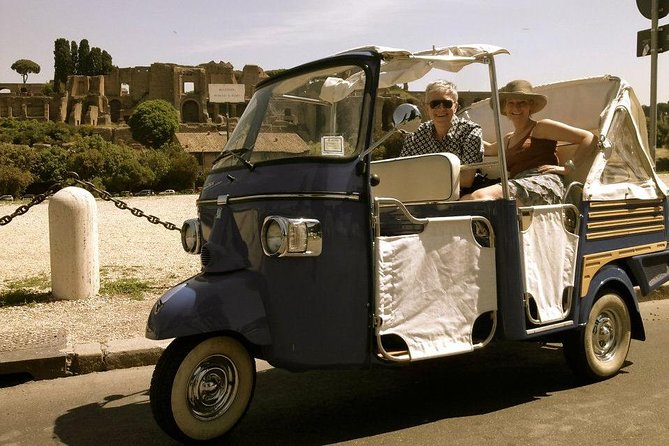 Rome by Ape Calessino Auto Rickshaw - Appian Way and the Pyramid of Cestius
