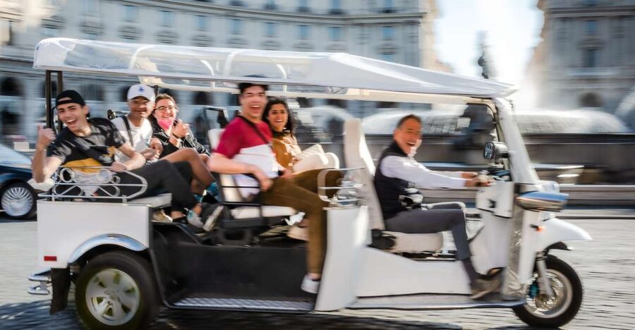 Rome: Private City Tour by Electric Tuk Tuk - Why an electric tuk tuk works well in Rome