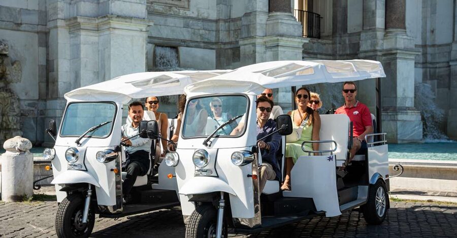 Rome: Private Tuk Tuk Tour with Hotel Pickup and Prosecco - Hotel pickup makes the first morning easier