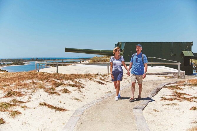 Rottnest Island 90-minute E-Rickshaw Adventure with Tour Guide - Henrietta Rocks and the wreck of the Shark