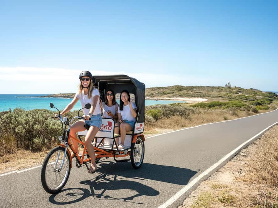 Rottnest Island - E-Rickshaw Tour with private guide - Starting at Thomson Bay beside the Settlement