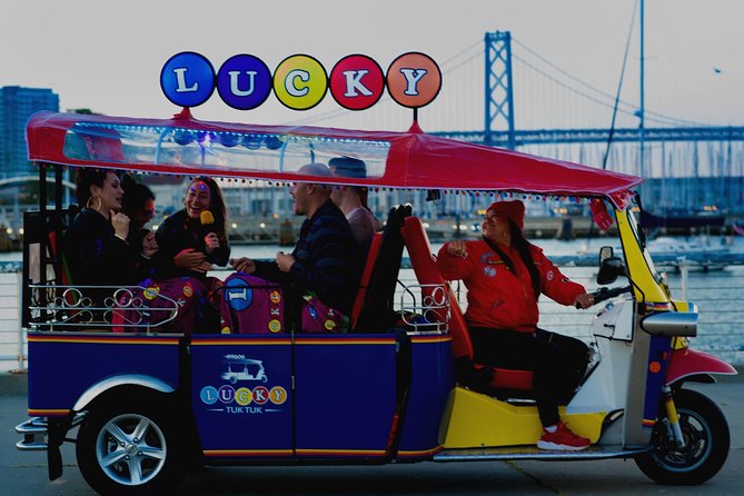 San Francisco Afternoon or Sunset Private Tour - Lucky Tuk Tuk - Palace of Fine Arts after dark