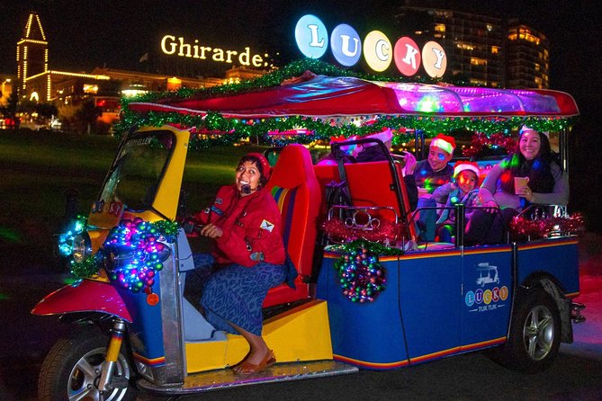 San Francisco Holiday Season Private Tour - Lucky Tuk Tuk - Starting at Umbrella Alley in Fisherman’s Wharf
