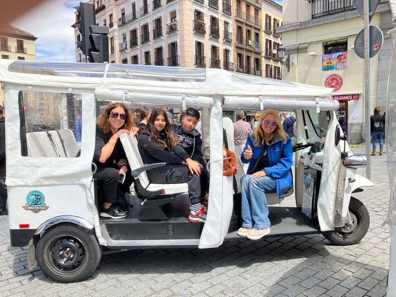 "See Madrid Differently: A Premium Private Tuk Tuk Ride" - What the $29 group price really means