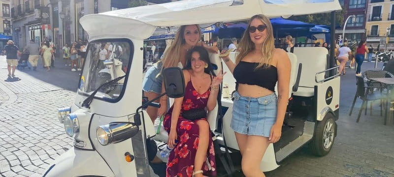 "See Madrid Differently: A Premium Private Tuk Tuk Ride" - Retiro Park, San Jerónimo el Real, and the Prado