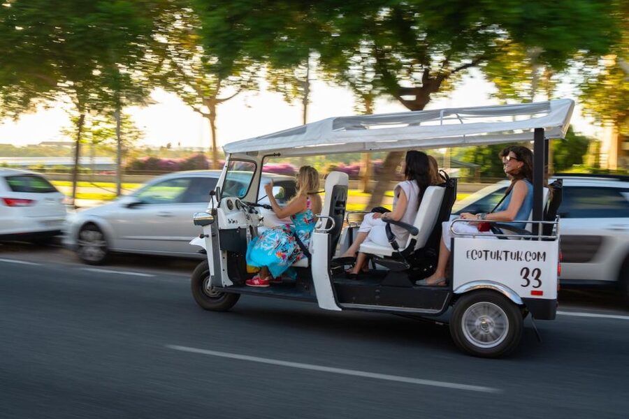 Seville: Private City Tour by Eco Tuk Tuk - Starting below the riverfront at APK2 Arjona
