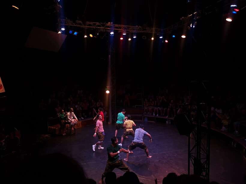Siem Reap: Phare Circus Ticket with Tuk Tuk Transfer - Arriving at Phare Circus with Seat C