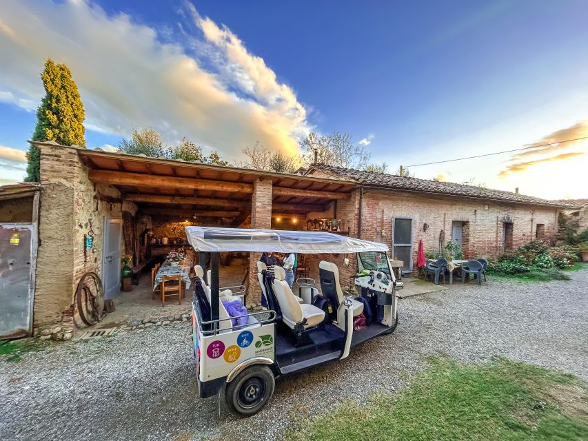 Siena: Tuk Tuk Tour with Wine Tasting - Why the electric tuk tuk works so well around Siena