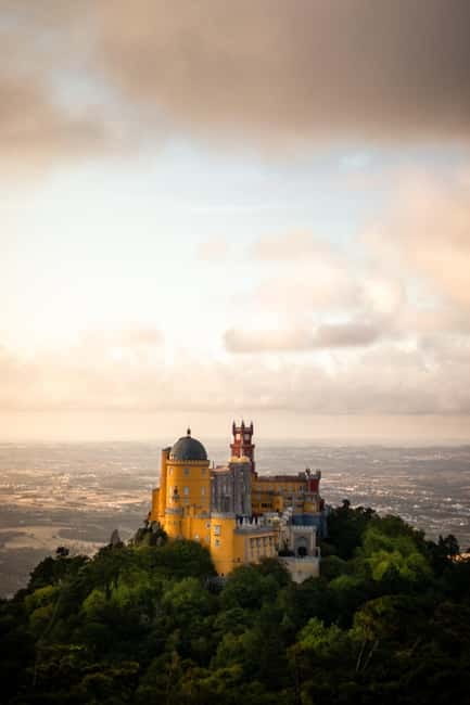 Sintra: Guided History & Highlights Tuk-Tuk Tour with Pastry - Sintra National Palace in the old center