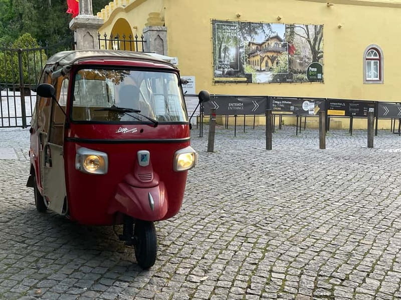 Sintra: Pena Palace and Park Entry Ticket with Tuk Tuk Ride - The ride up through Sintra