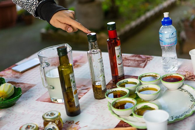 Sorrento Farm by Tuk Tuk: Cheese, Limoncello & Hands-On Pizza - Lemon trees, olive oil, and the first tasting