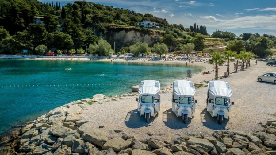 Split: City Highlights Electric Tuk-Tuk Tour - Bacvice Beach and the first look at local Split