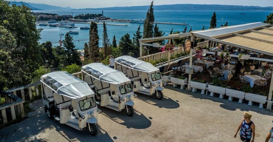 Split: City Highlights Electric Tuk-Tuk Tour - Marmontova Street and the Croatian National Theater