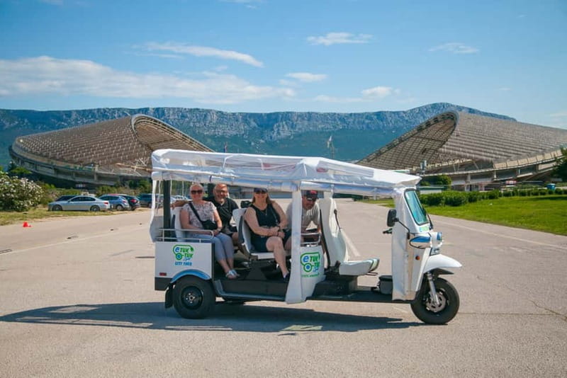 Split: Top City Highlights Electric Tuk-Tuk Tour - West Coast, ACI Marina, and Park Zvončac