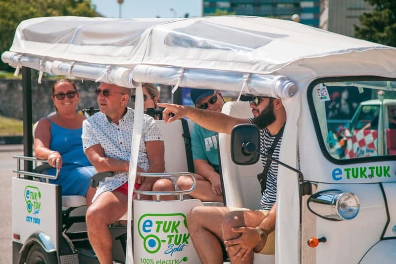 Split: Top City Highlights Electric Tuk-Tuk Tour - Starting at the Riva and St. Frane church