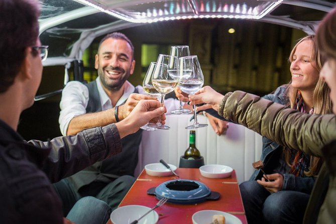 The Private Tuk Tuk Tour with one of The Best Fondues in Geneva! - Fondue on wheels, with Geneva outside the canopy