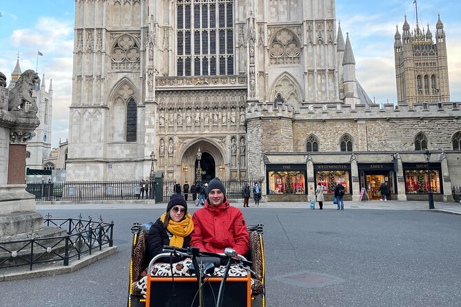 Touching Distance LONDON Rickshaw/Pedicab Private Tour - Westminster brings the classic London sights first