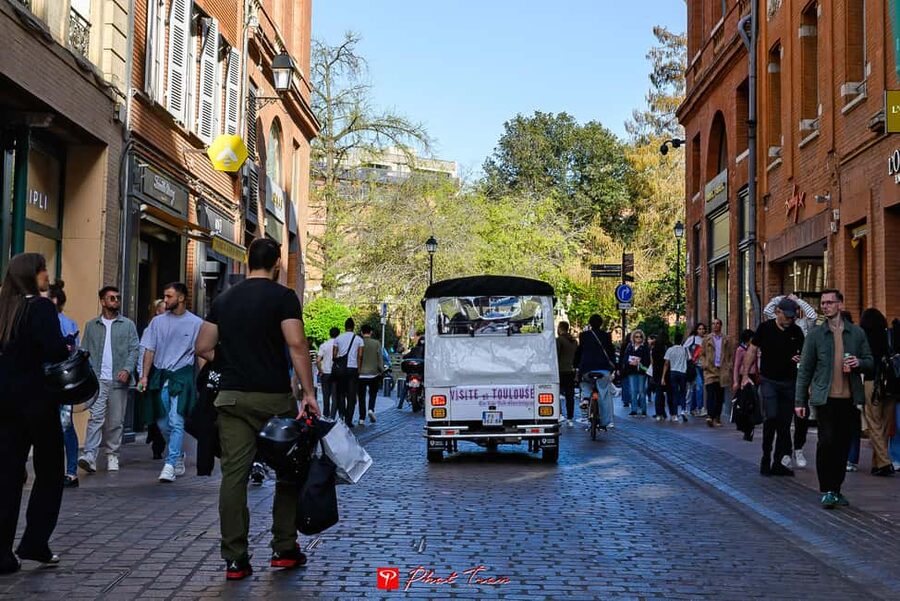 Toulouse: Electric Tuk-Tuk Tour with Photo Stops and Audio - Bridges and the Garonne provide the best open views