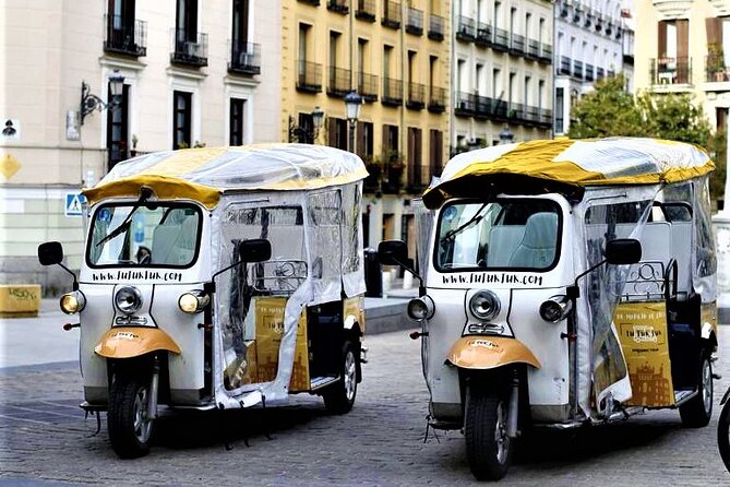 Tour of Historic and Modern Madrid with a guide in a yellow tuk tuk - Why a yellow tuk tuk works well in Madrid