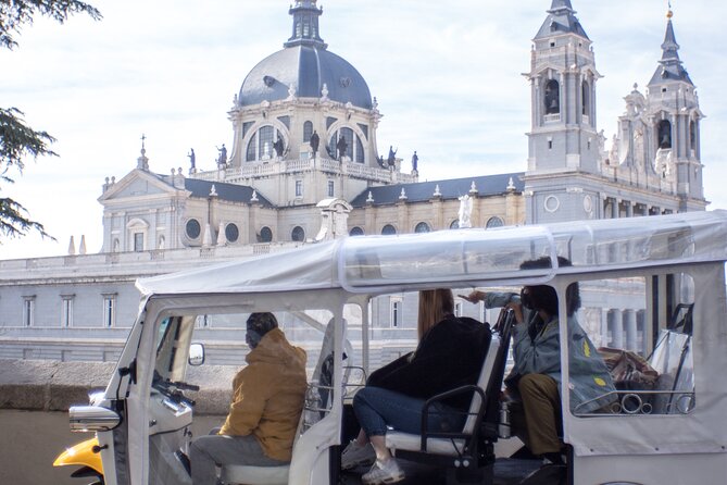 Tour of Historic and Modern Madrid with a guide in a yellow tuk tuk - Cervantes, Congress, and Madrid’s literary side