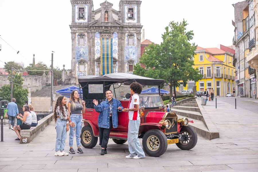 Tour Porto: Classic Adventure in Electric Tuk Tuk - Ribeira, where Porto drops toward the Douro
