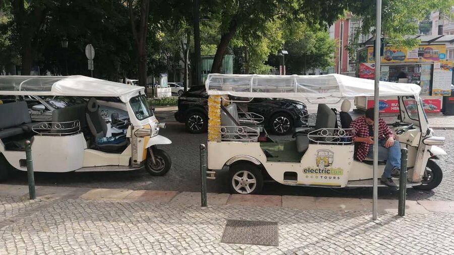 Travel to the Medieval part of Lisbon by Tuk Tuk - Portas do Sol, a classic Alfama overlook