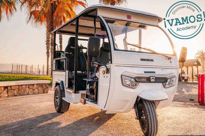 Tuk Tuk Adventure through Málaga with Spanish Crash Course - Key points at a glance