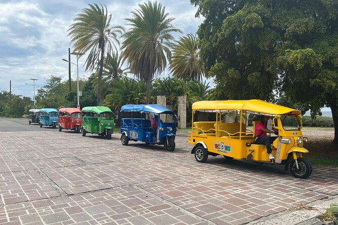 Tuk-Tuk Adventures Rainforest and Beach Hopping Tour - Starting at Heritage Quay in St. John’s