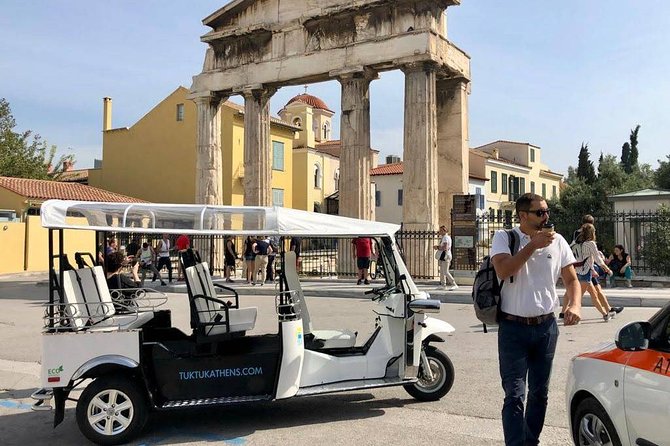 Tuk Tuk Athens Piraeus Cruises & Complete City Tour - Private 4 hours - Plaka, Anafiotika, and the Roman Agora
