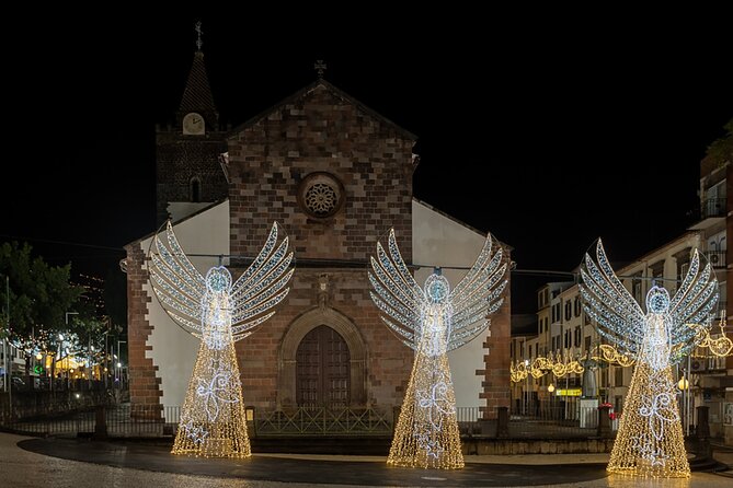 Tuk Tuk Funchal Magic Christmas Lights - Caminho do Avista Navios and the full city view