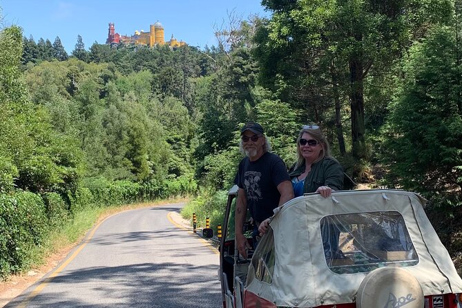 Tuk Tuk Private Tour in Sintra and Coast - Pena Palace from the right viewpoint
