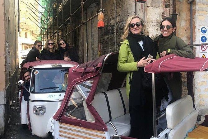 Tuk tuk ride, ape car - From Teatro Massimo to Politeama Garibaldi