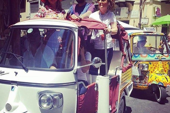 Tuk tuk ride, ape car - Piazza Marina, La Cala, and the Kalsa