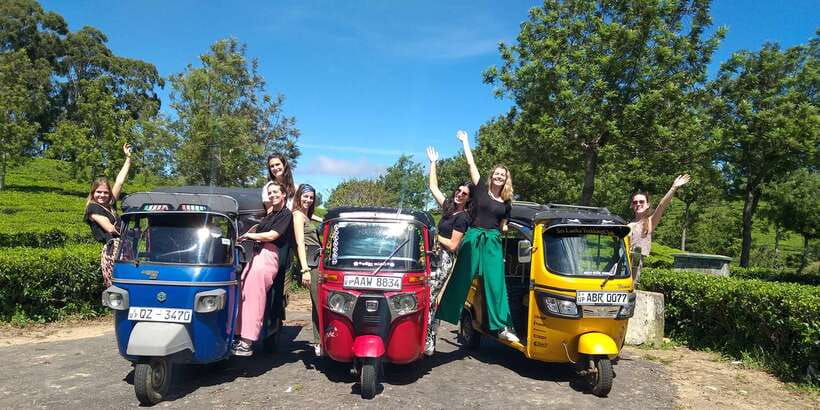 Tuk-Tuk Safari Liptons seat,Tea Fields Hike,TeaFactory Tour - Walking through Sri Lanka’s tea fields