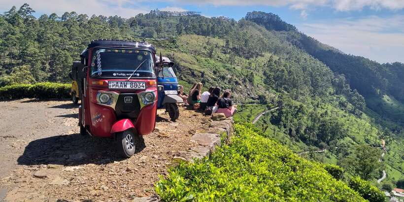 Tuk-Tuk Safari Liptons seat,Tea Fields Hike,TeaFactory Tour - A picnic among the tea country
