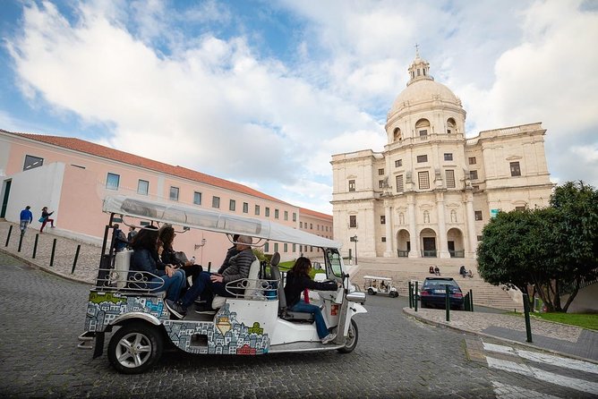 Tuk Tuk Tour in Lisbon's Old Town - Tram 28 - São Pedro de Alcântara and the city below