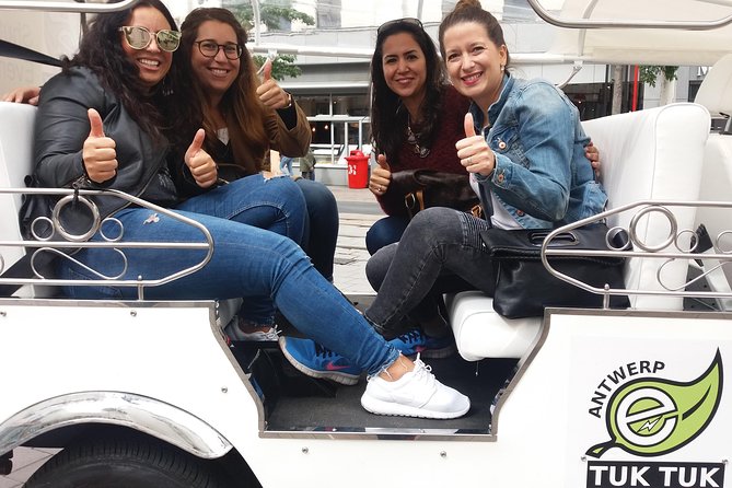 TukTuk Tour through historic Antwerp 2.5h - MAS, Port Pavilion, and the changing Eilandje