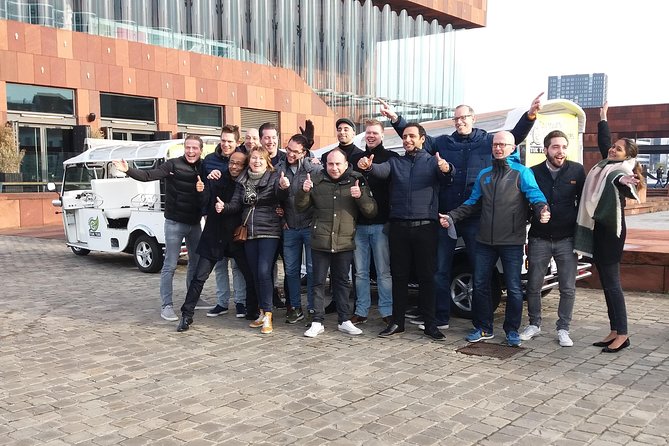 TukTuk Tour through historic Antwerp 2.5h - From Groenplaats to the Plantin-Moretus courtyard