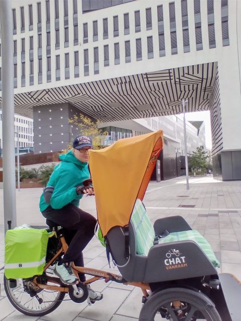 Vienna: Tour with locals in RAXI electric rickshaw - The Prater, Danube Canal, and bike-lane Vienna