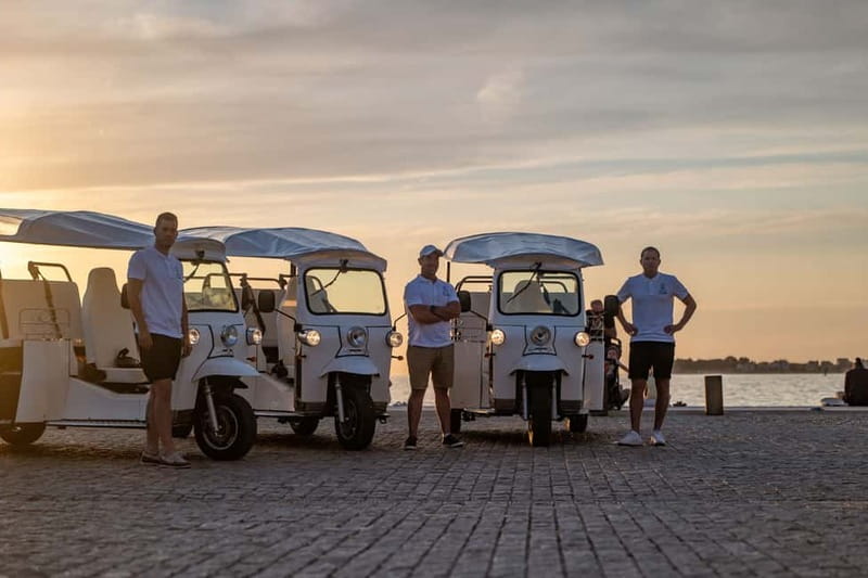 Zadar: Sunset Eco Tuk Tuk Tour - Roman Forum: ancient stones at the end